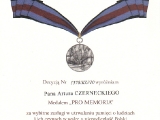 Dyplom Medalu